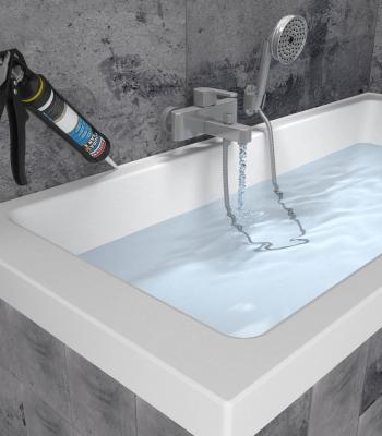 Sealing a bath