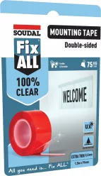 Fix ALL Mounting Tape Clear