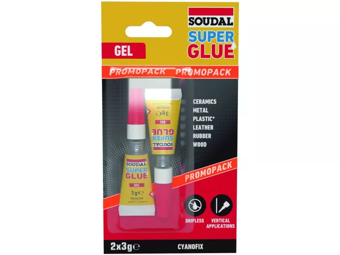 Super Glue Gel 3g+3g