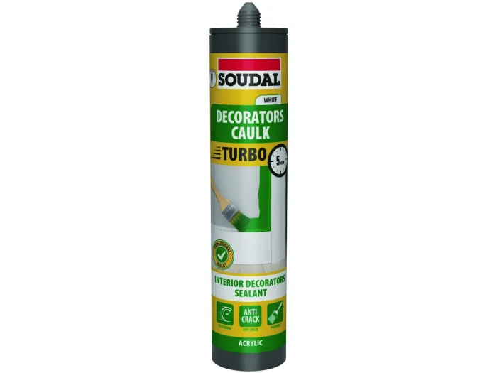 Turbo Decorators Caulk White 290ml