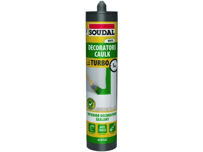 Turbo Decorators Caulk White 290ml