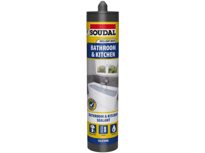 Product shot Bathroom & Kitchen Sil AC Brilliant white 290ml